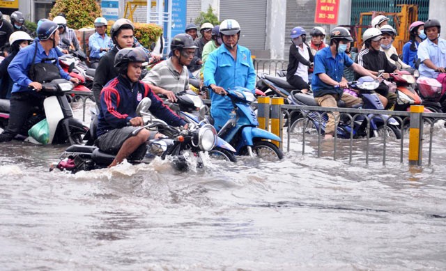 TPHCM còn trên 40 tuyến đường thường bị ngập Ảnh minh họa