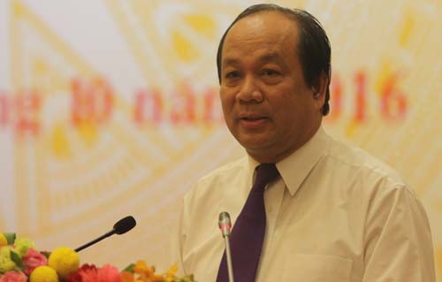 Phải thảo luận phương án xử lý nguyên Bộ trưởng Vũ Huy Hoàng Chủ nhiệm Văn phòng Chính phủ Mai Tiến Dũng. Ảnh: Vnexpress