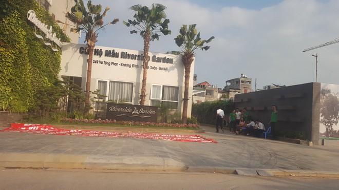 Trụ sở, nhà máy biến thành cao ốc Dự án cao ốc Riverside Garden (349 Vũ Tông Phan).