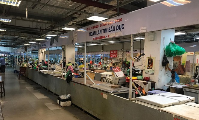 Thất bại mô hình chợ truyền thống kết hợp trung tâm thương mại TTTM Hàng Da khu vực chợ truyền thống.