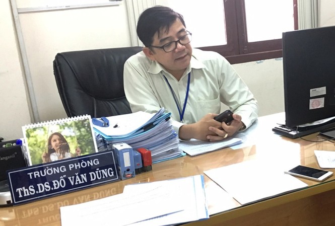 Chưa có bệnh viện nào nói 'thuốc kém chất lượng' Dược sĩ Đỗ Văn Dũng. Ảnh: H.N.