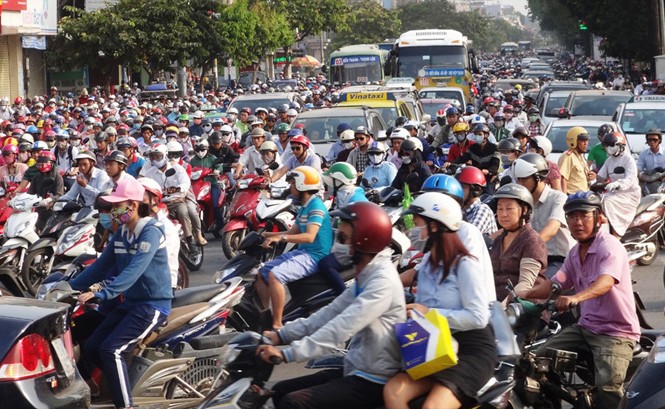 Có cơ chế đặc thù, TPHCM sẽ giảm kẹt xe Ùn tắc giao thông tại vòng xoay Mỹ Thuỷ trên đường vành đai 2 (TPHCM).