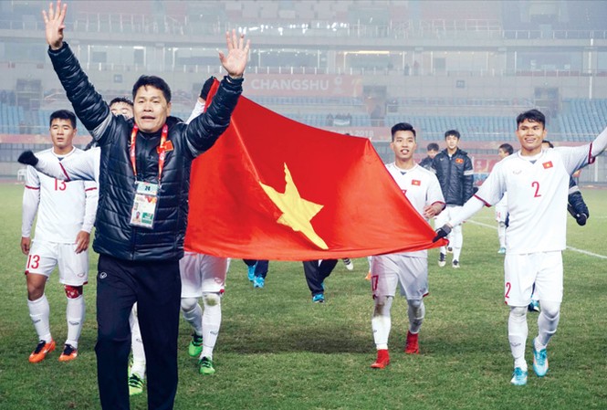 U23 Việt Nam có viết tiếp câu chuyện thần kỳ? Các cầu thủ U23 Việt Nam sẵn sàng viết tiếp câu chuyện thần kỳ tại giải U23 châu Á. Ảnh: Hữu Phạm.