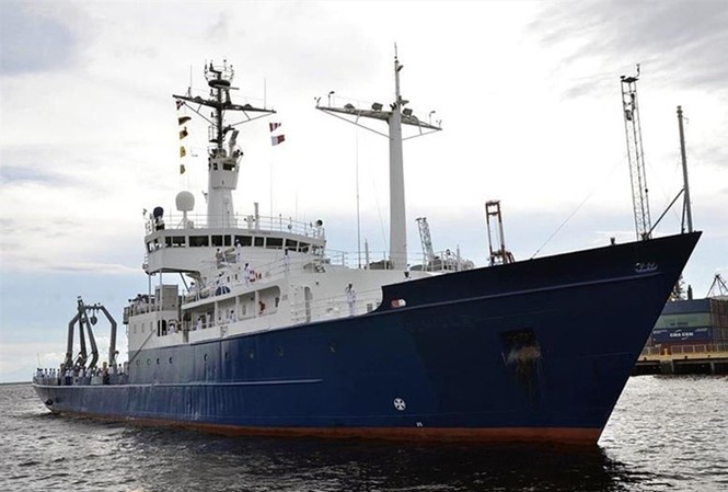 Philippines-Trung Quốc cùng khai thác trên biển Đông: Nhiều rủi ro Tàu nghiên cứu BRP Gregorio Velasquez của Hải quân Philippines. Ảnh: Philstar.