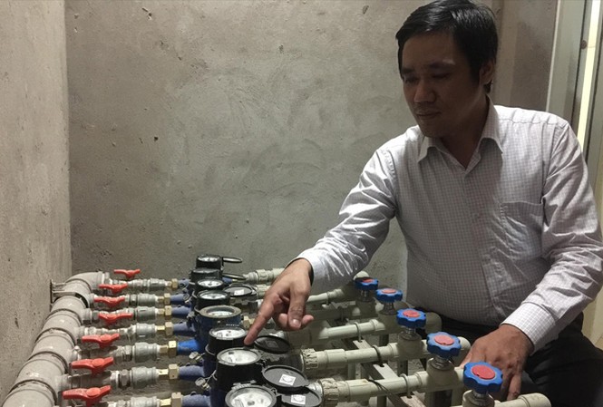 Tin mới vụ dân tố bị thu khống hơn 100.000m3 nước sạch Ông Nguyễn Khắc Điền, đại diện Ban quản trị cư dân chung cư 143 Trần Phú (Hà Đông, Hà Nội) tố cáo bị thu khống hơn 100.000m3 nước sạch. Ảnh: Nguyễn Hoàn.