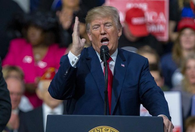 Ông Trump có 32 triệu USD cho chiến dịch tái cử Tổng thống Donald Trump.