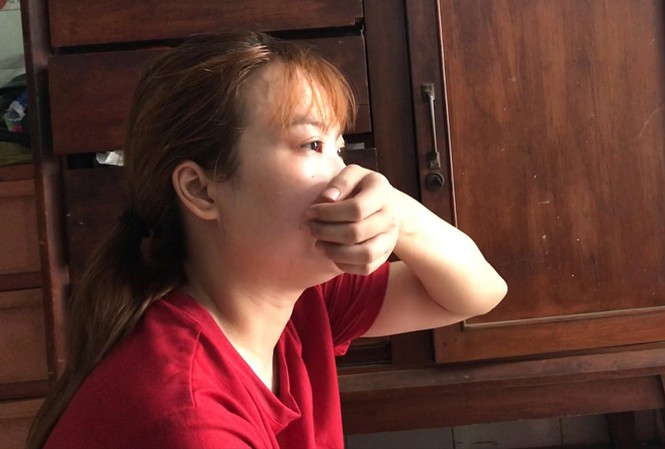 Trộm cướp lộng hành sao chịu được! Chị Hân em gái anh Nam. Ảnh: Ngô Bình.