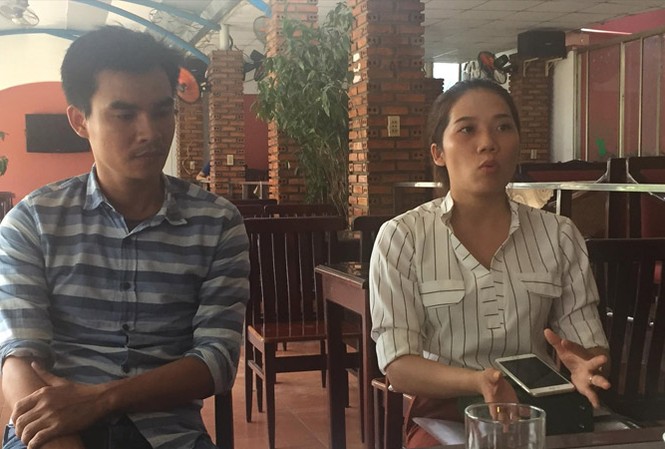 Oái ăm thi công chức 'đậu thành rớt': Muốn cơ quan độc lập xác minh Anh Hùng (trái) và chị Hằng không đồng tình với cách giải quyết của UBND tỉnh Đắk Lắk.