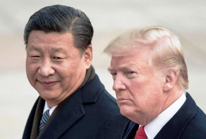 Trung Quốc sẵn sàng 'ăn miếng trả miếng' với Mỹ Tổng thống Donald Trump đã nêu vấn đề thâm hụt thương mại với chủ tịch Tập Cận Bình nhiều lần. Ảnh: independent.co.uk.