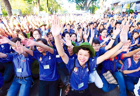 “Khoảnh khắc tình nguyện” năm 2018 Ảnh minh họa: Internet