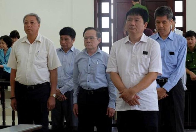 Ông Đinh La Thăng tái khẳng định mình vô tội Các bị cáo tại tòa.