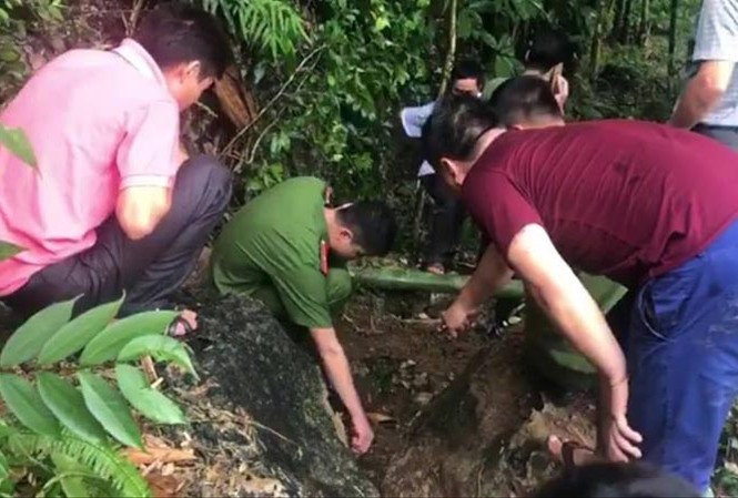 Tin đồn 3 tấn vàng trong hang đá gây mất trật tự trị an Ðịa điểm cất giấu vàng được nêu trong tin đồn. Ảnh: TL.