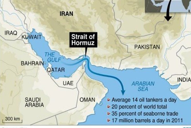 Vì sao Iran tỏ ra không ngại Mỹ? Eo biển Hormuz.