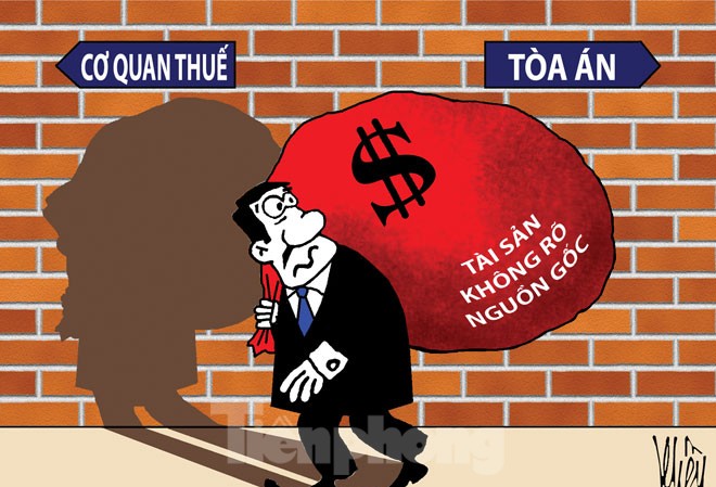Tòa án hay thuế xử lý? Minh họa: Khều.