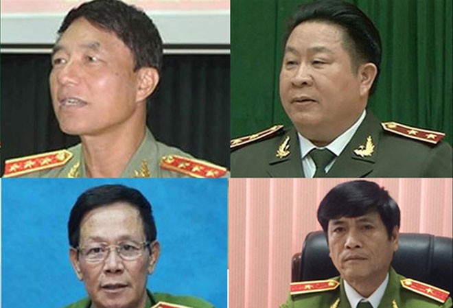 Quyền lực không được giám sát sẽ dẫn đến tha hóa Nhiều vị tướng lĩnh cấp cao bị xử lý trong thời gian qua. Ảnh: LD.
