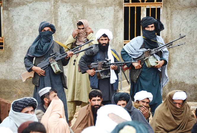 Afghanistan: Giải thoát 149 con tin từ tay Taliban Một nhóm phiến quân Taliban ở Afghanistan. Ảnh: Tribune.
