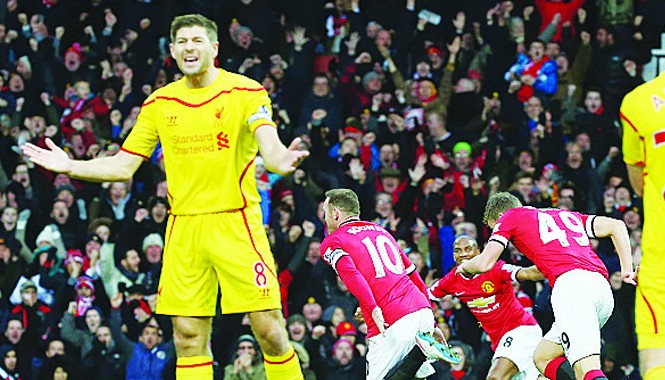 Man United-Liverpool: 3-0, Old Trafford nhấn chìm The Kop Dù rất cố gắng nhưng Liverpool vẫn phải cúi đầu trước Man United. Ảnh : ESPN.CO.UK
