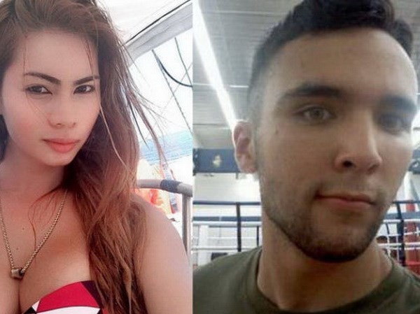 Lính Mỹ bị buộc tội giết người chuyển giới Philippines Nạn nhân Jeffrey Laude (trái) và nghi can Joseph Scott Pemberton. (Ảnh: Nydailynews.com)