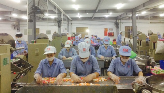 Khẳng định thương hiệu và uy tín với người tiêu dùng Dây chuyền sản xuất của Cty với những yêu cầu khắt khe về VSATTP