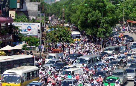 Hà Nội còn 46 điểm ùn tắc Ảnh minh họa.