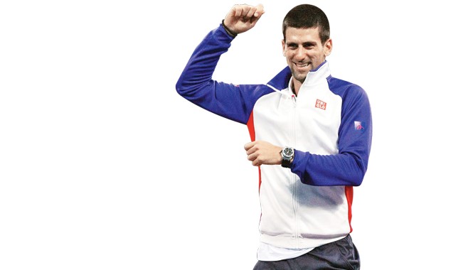 Cười đau ruột với những 'Mr Bean' làng thể thao “Danh hài” Djokovic nhảy Gangnam Style rất thuần thục. Ảnh: Reuters