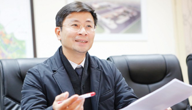 Ba trụ cột phát triển Transerco Tổng Giám đốc Tổng Cty Vận tải Hà Nội - Transerco Nguyễn Phi Thường. Ảnh: Hồng Vĩnh