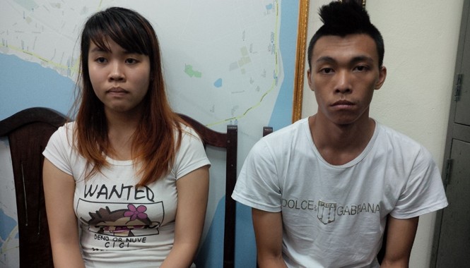 Bắt 2 đối tượng liên quan vụ 'giết người tình của mẹ' Nguyễn Thanh Thủy và Vũ Anh tại cơ quan công an