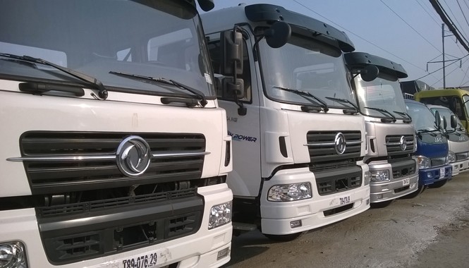 Cảnh báo 'bão' xe tải Trung Quốc Xe tải Trường Giang Đông Phong, Trung Quốc nhập về Việt Nam. Ảnh: Hồng Vĩnh