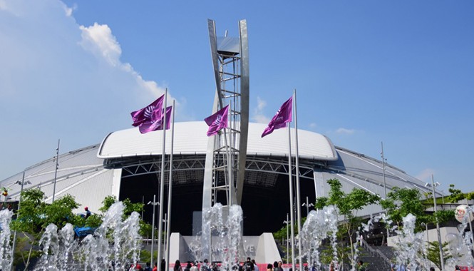 Đài lửa SEA Games mang hình chuỗi DNA Đài lửa SEA Games mang hình chuỗi DNA