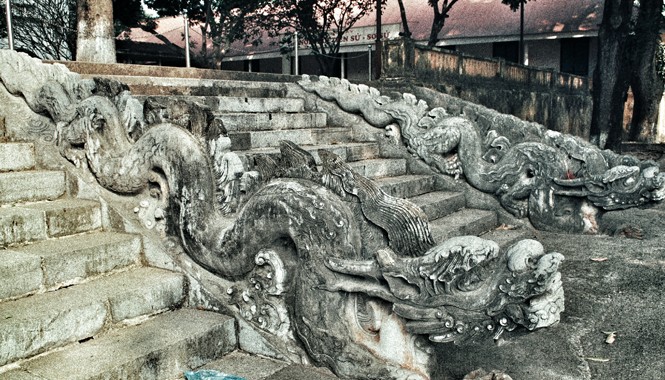 Chuyên gia quốc tế hiến kế phát huy giá trị Hoàng Thành Tương lai du khách không chỉ được chiêm ngưỡng Thềm rồng, mà có thể tận thấy điện Kính Thiên được phục dựng. Ảnh: H.Nguyên