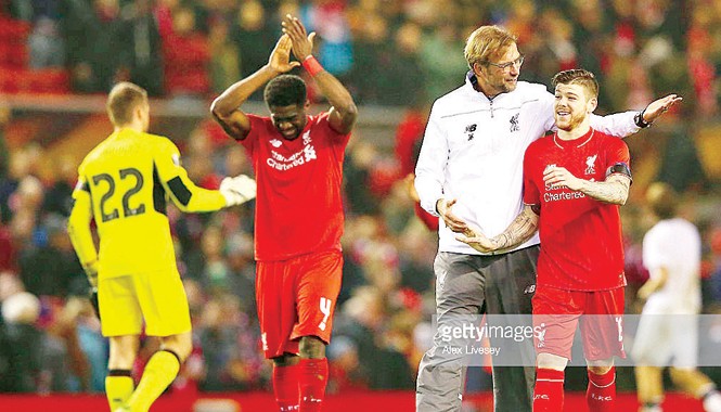 Nước Anh toàn thắng ở Europa League Thầy trò HLV Jurgen Kloop tiếp tục những ngày ngọt ngào với các chiến thắng liên tiếp trên nhiều mặt trận. Ảnh: GETTY IMAGES
