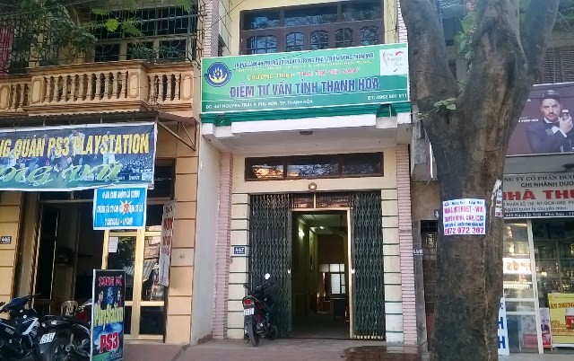 Chỉ đạo công an vào cuộc vụ Trái tim Việt Nam tại Thanh Hóa Trung tâm tư vấn của Chương trình Trái tim Việt Nam tại tỉnh Thanh Hóa. Ảnh: Vietnamnet