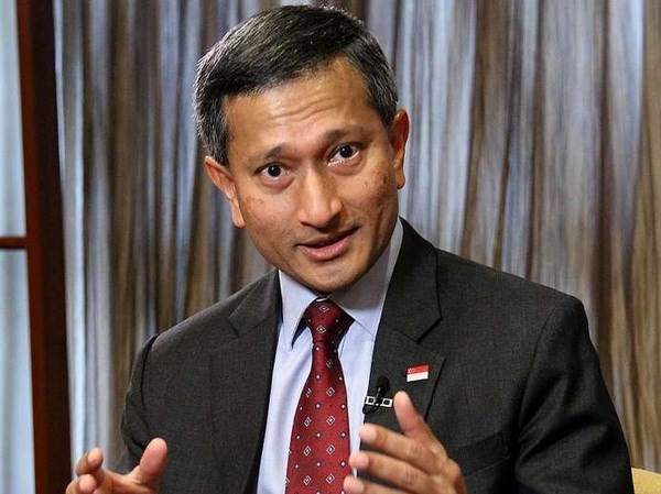 Singapore nhấn mạnh pháp trị ở biển Đông Ngoại trưởng Singapore Vivian Balakrishnan. (Nguồn: straitstimes.com)
