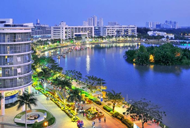 Phú Mỹ Hưng - 23 năm trưởng thành cùng thành phố mang tên Bác Khu Hồ Bán Nguyệt, một địa điểm tổ chức các hoạt động hướng nâng cao đời sống văn hóa cộng đồng