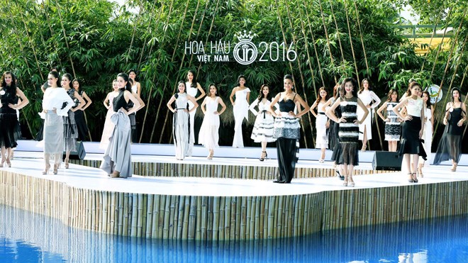 Hoa hậu Việt Nam 2016: Khởi động vòng chung kết giữa thiên nhiên Hấp dẫn những màn khởi động Hoa hậu Việt Nam 2016. Ảnh: Hồng Vĩnh.