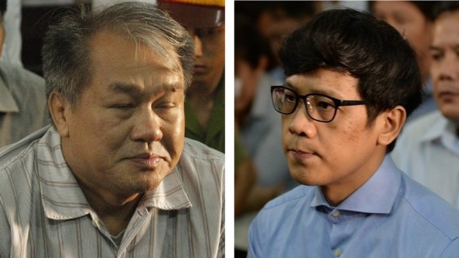 Xét xử “Đại án” 9.000 tỷ đồng: Ông Danh khóc xin cho thuộc cấp Hai nhân vật chủ chốt một thời của VNCB. Ảnh: Tân Châu