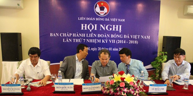Liên đoàn bóng đá Việt Nam lại bị 'tấn công' Ban lãnh đạo VFF lại trải qua một đợt sóng gió mới. Ảnh: VSI