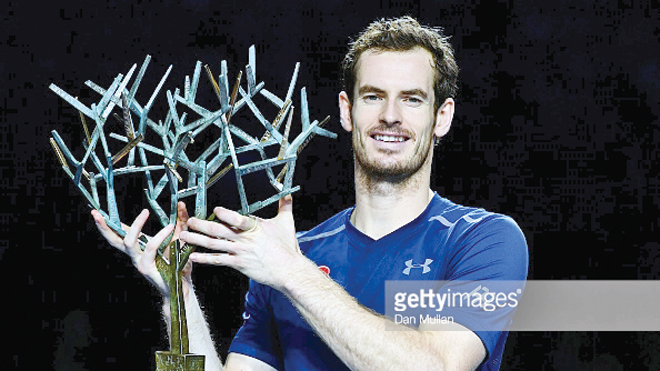 Andy Murray và tháng 11 ngọt ngào Andy Murray đang trải qua những ngày ngọt ngào nhất trong sự nghiệp. Ảnh: Getty Images