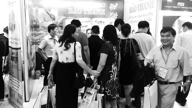 Hội nghị Tai mũi họng toàn quốc 2016 Gian hàng Thuốc ho Bảo Thanh tại hội nghị.