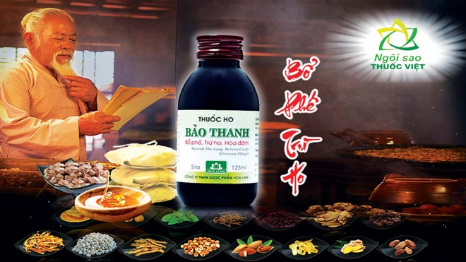 Từ bài thuốc 300 năm tuổi và các vị thuốc dân gian Thuốc ho Bảo Thanh được Bộ Y tế trao tặng giải thưởng Ngôi sao thuốc Việt - Tôn vinh thuốc sản xuất trong nước có chất lượng tốt.