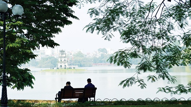 Hồ Gươm liệu có còn tư lự... Ảnh: Kim Cúc