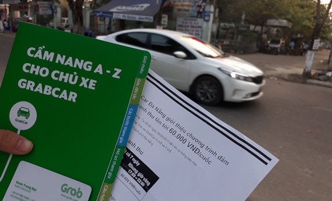 Đà Nẵng 'cấm', GrabCar vẫn chạy Cẩm nang cho chủ xe GrabCar và chương trình khuyến mãi được Văn phòng Grab Đà Nẵng giới thiệu