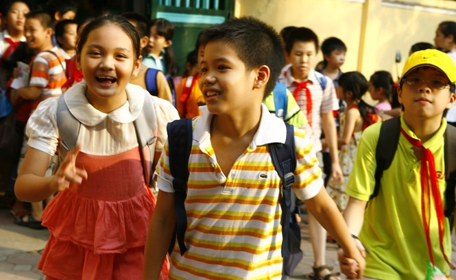 Cải cách giáo dục: Cuộc chiến tranh lạnh? Làm sao để mỗi ngày đến trường là một ngày vui? Ảnh: Hồng Vĩnh.