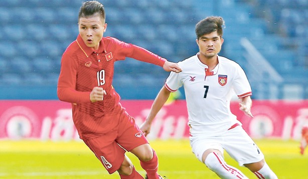 “Ngôi sao mới” Nguyễn Quang Hải Quang Hải có màn trình diễn nổi bật ở trận ra quân của ĐT U23 Việt Nam tại giải giao hữu M150 tại Thái Lan. Ảnh: ZING.VN