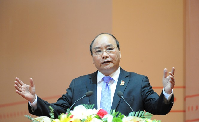 Tuổi trẻ phải trải nghiệm và cống hiến Thủ tướng Nguyễn Xuân Phúc phát biểu tại Đại hội ngày 13/12. Ảnh: Như Ý.