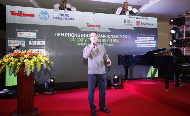 Lan tỏa đam mê và giá trị nhân văn Ông Evans Mahoney cam kết Tập đoàn BRG và SeABank sẽ mãi đồng hành với giải.