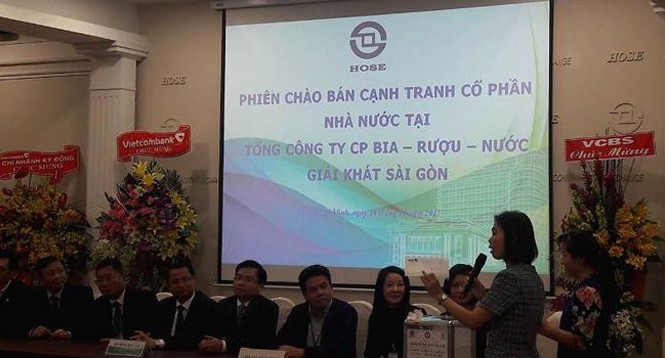 Thoái vốn doanh nghiệp 'hot': Nhà đầu tư Việt khó đủ tiền mua Phiên đấu giá cổ phần Sabeco diễn ra chiều 18/12.