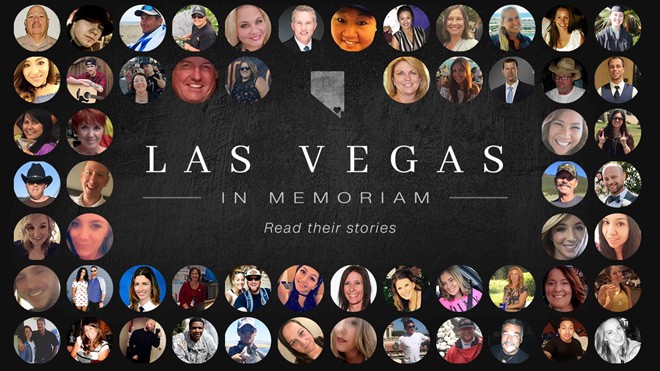 Tiết lộ về chi tiết điều tra vụ thảm sát ở Las Vegas Hình ảnh 58 nạn nhân vụ thảm sát ở Las Vegas.
