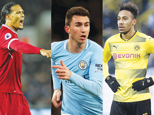 Ngoại hạng Anh phá sâu kỷ lục chuyển nhượng Van Dijk, Laporte và Aubameyang, 3 bản hợp đồng đắt giá nhất NH Anh trong kỳ chuyển nhượng mùa đông 2018.