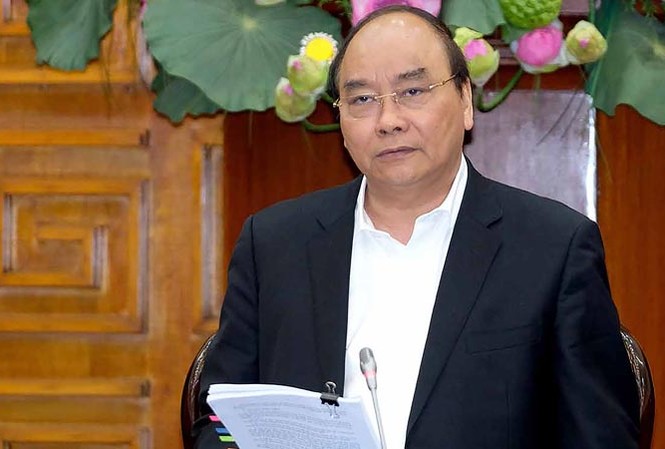 Giữ vững ổn định kinh tế vĩ mô, tạo môi trường thuận lợi cho sản xuất kinh doanh, thúc đẩy phát triển nhanh và bền vững Thủ tướng Chính phủ Nguyễn Xuân Phúc. Ảnh: Quang Hiếu.